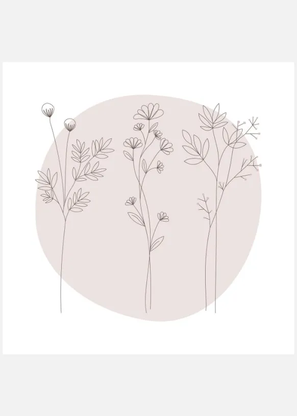 Midsommar Canvastavla (30x30 cm)