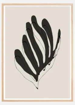 Modern Flower Poster (21x29.7 cm (A4))