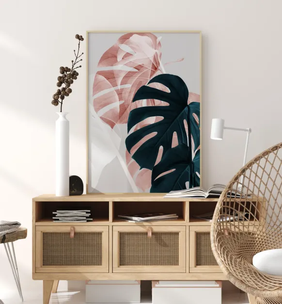 Monstera Creative I Poster (21x29.7 cm (A4))