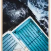 Most famous ocean pool in Australia Poster (21x29.7 cm (A4))