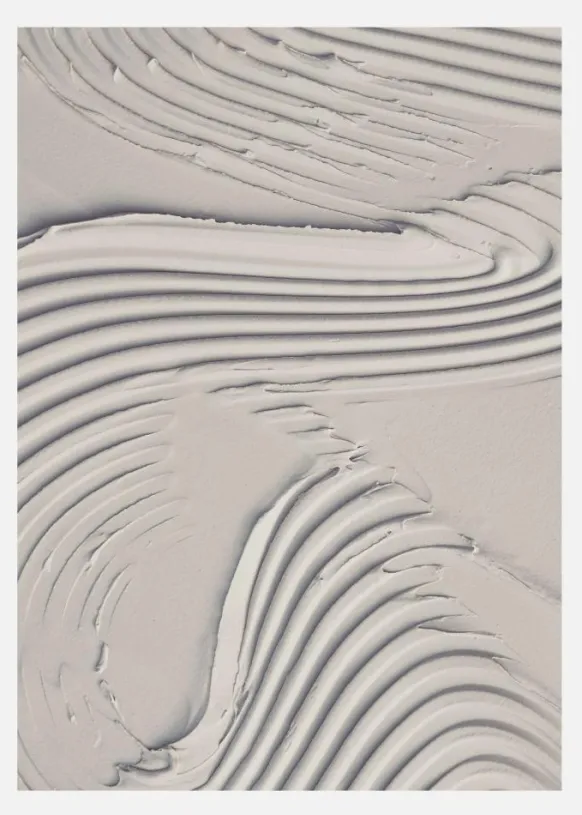 Mud Texture 14 Beige Canvastavla (30x40 cm)