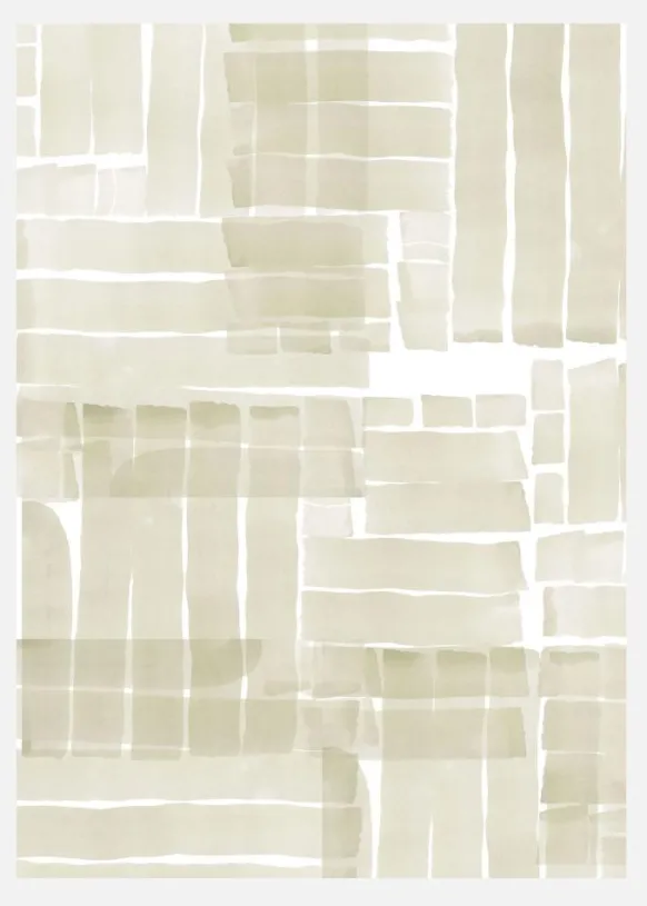 Neutral Tangle Grid 1 Canvastavla (30x40 cm)