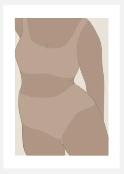Nude Canvastavla (30x40 cm)