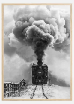 Old train Poster (21x29.7 cm (A4))