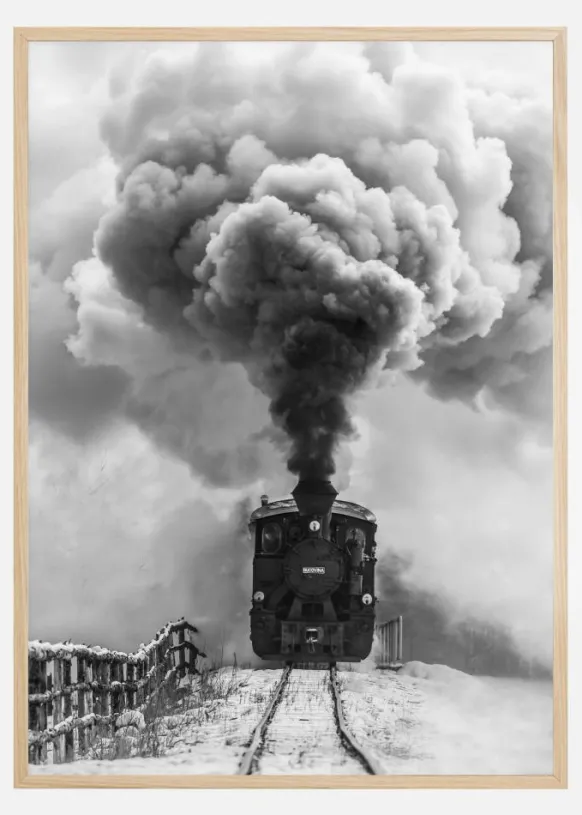 Old train Poster (21x29.7 cm (A4))