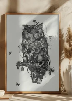 Owl Poster (21x29.7 cm (A4))