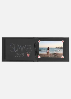 Pac Mini Album Svart - 15,5x11 cm (12 Svarta sidor / 6 blad)