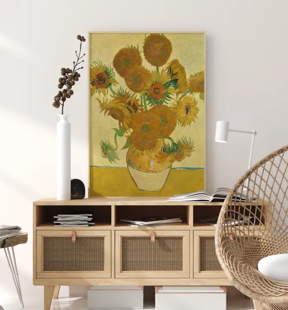 Painted Bouquet Poster (21x29.7 cm (A4))