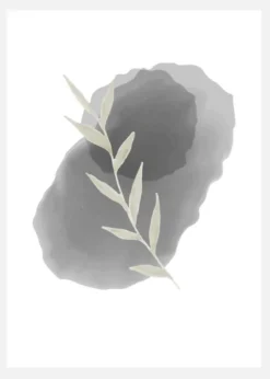 Painted Leaf I Canvastavla (30x40 cm)
