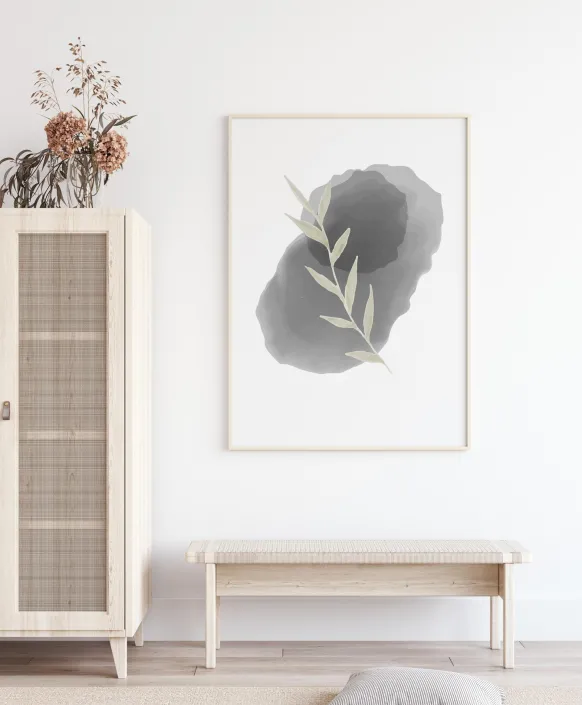 Painted Leaf I Poster (21x29.7 cm (A4))