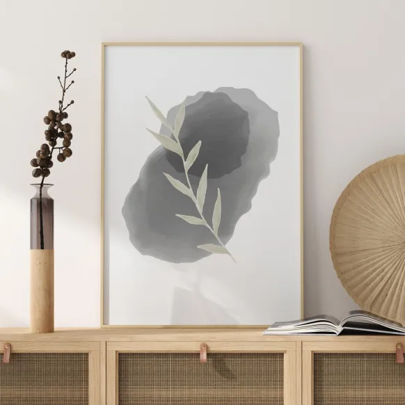 Painted Leaf I Poster (21x29.7 cm (A4))