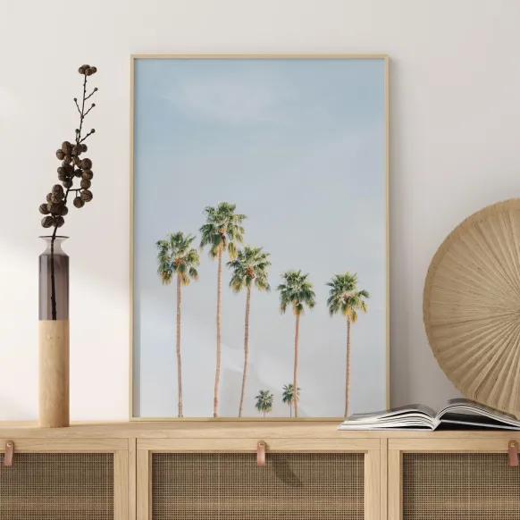 Palm Trees Poster (21x29.7 cm (A4))