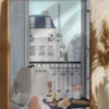 Paris Balcony Poster (21x29.7 cm (A4))
