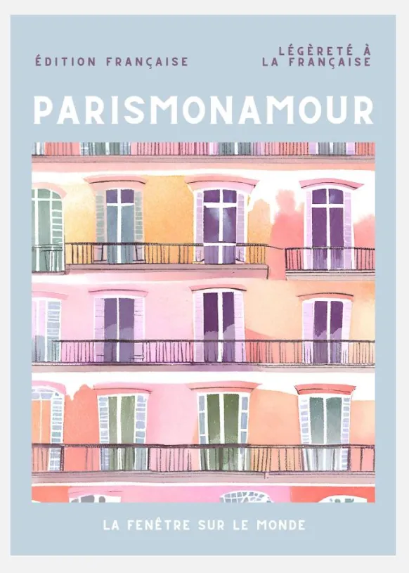 Paris Mon Amour Canvastavla (30x40 cm)