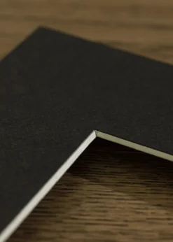 Passepartout Canson Svart (Vit kärna) 40x70 cm (27x57)