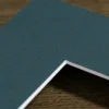 Passepartout Real Teal (Vit kärna) 30x30 cm (19x19)