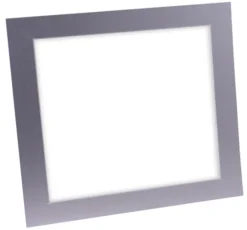 Passepartout Silver (Vit kärna) - Måttbeställd