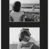 Passepartout Svart 29,7x42 cm - Collage 2 Bilder (14x19 cm)