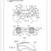 Patent Print - Game Controller II - White Canvastavla (30x40 cm)