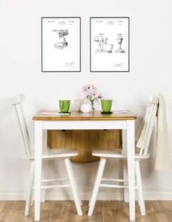 Patentritning - Mixer II Poster (21x29.7 cm (A4))