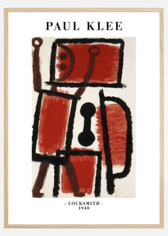 Paul Klee - Locksmith 1940 Poster (21x29.7 cm (A4))