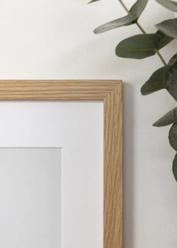 Premium by BGA Glas Ek 60x80 cm - Passepartout Vit 50x70 cm