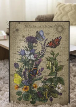 Pusselram Svart 60x80 cm
