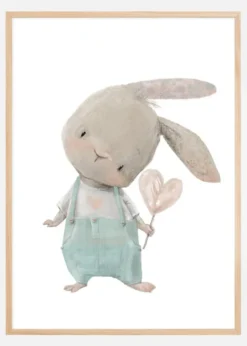 Rabbit Heart Poster (21x29.7 cm (A4))