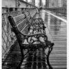 Rainy Day On The Bridge Canvastavla (30x40 cm)