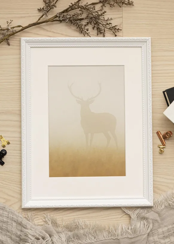Ram Abisko Vit 50x60 cm