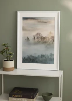 Ram Abisko Vit 35x50 cm