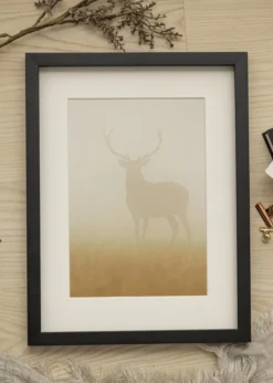 Ram Amanda Box Glas Svart 70x90 cm