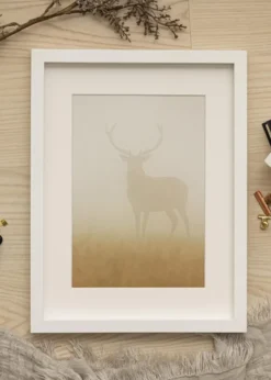 Ram Amanda Box Glas Vit 40x50 cm
