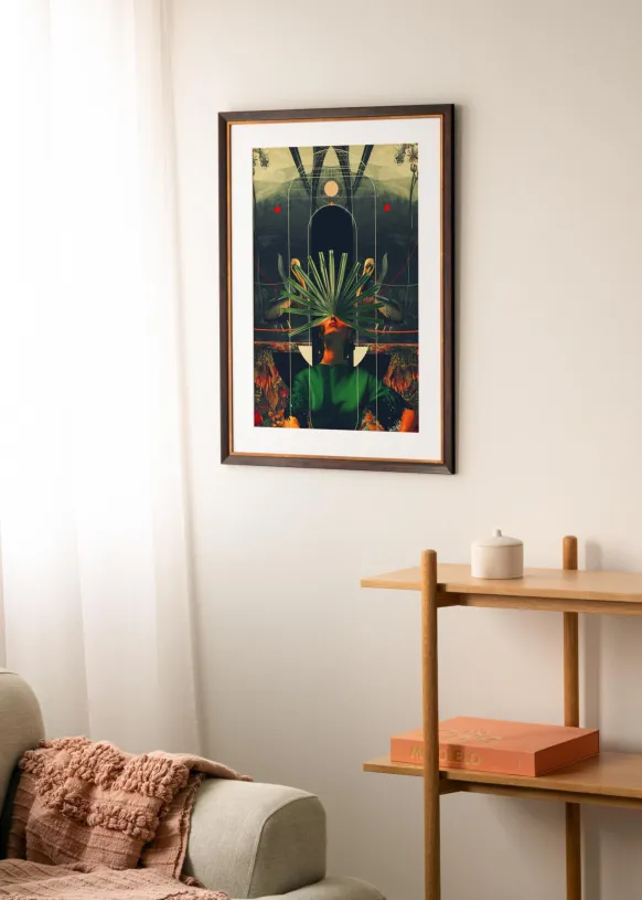 Ram Artur Svart 50x70 cm