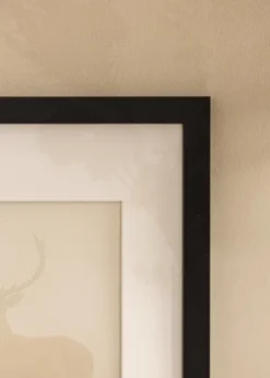 Ram Black Wood 25x70 cm