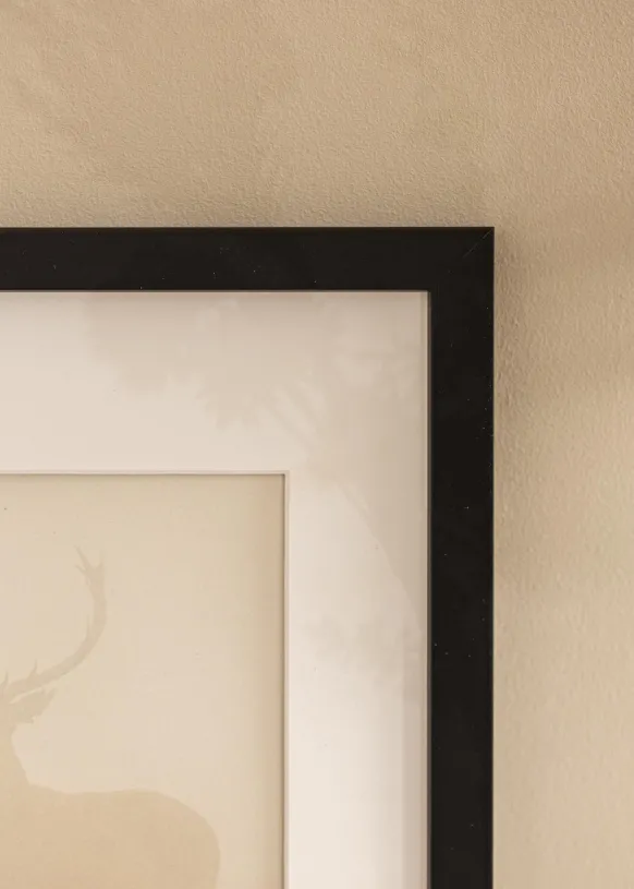 Ram Black Wood 50x85 cm