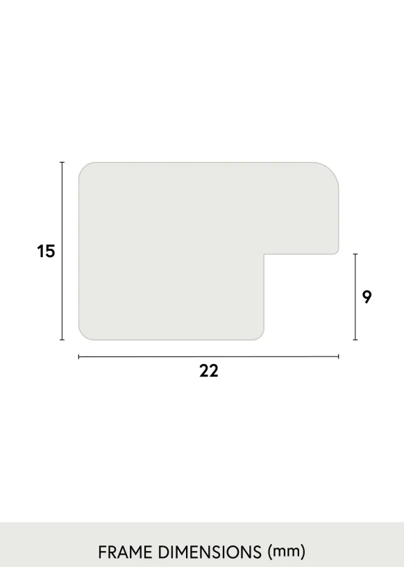Ram Black Wood 33x60 cm