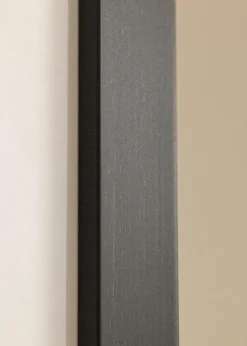 Ram Black Wood 60x90 cm - Passepartout Vit 50x75 cm
