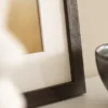 Ram Brown Wood 40x50 cm - Passepartout Vit 12x16 inches