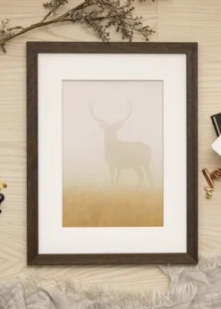 Ram Brown Wood 24x40 inches (60,96x101,6 cm)