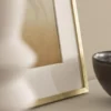 Ram Chair Glas Guld 13x18 cm