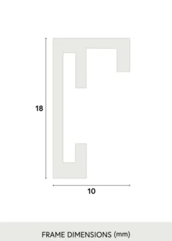Ram Chair Glas Svart 40x60 cm