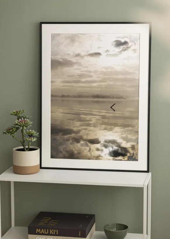 Ram Chair Glas Svart 30x30 cm