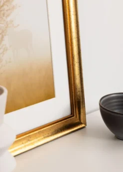 Ram Conca Guld 60x80 cm - Passepartout Vit 50x70 cm
