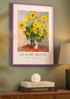Ram Diana Lila 45x60 cm - Passepartout Vit 34x50 cm
