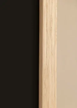 Ram Edsbyn Ek 35x50 cm - Passepartout Svart 9x12 inches