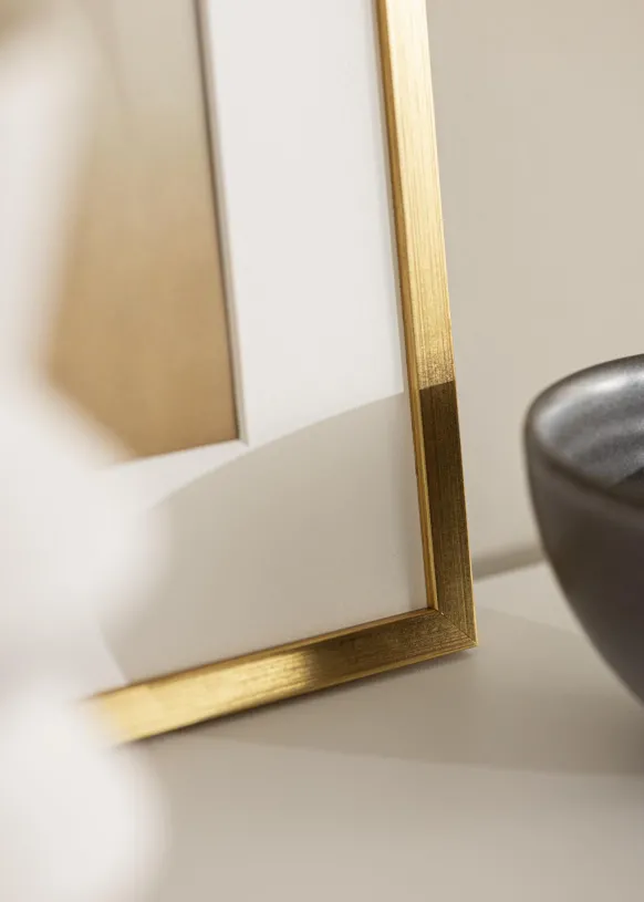 Ram Edsbyn Glas Guld 22,7x50 cm