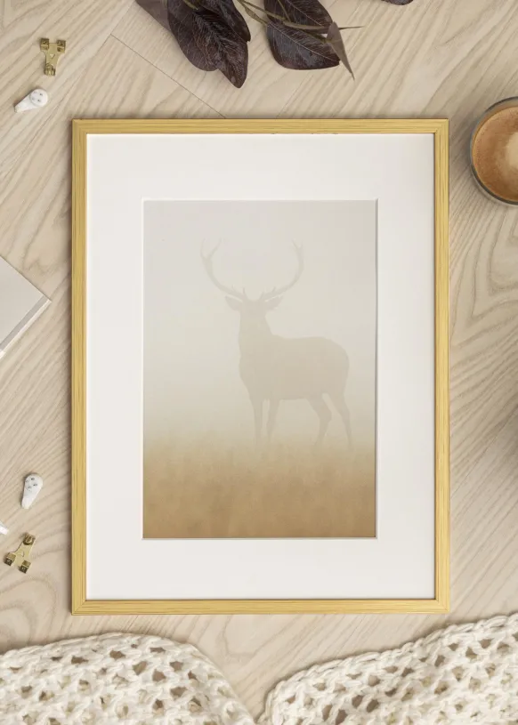 Ram Edsbyn Glas Guld 22,7x50 cm