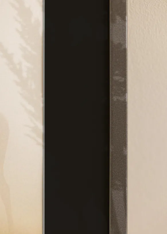 Ram Edsbyn Grafit 32x45 cm - Passepartout Svart 25x30 cm
