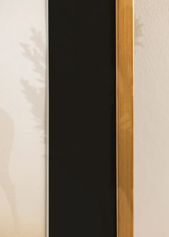 Ram Edsbyn Guld 32x45 cm - Passepartout Svart 10x12 inches